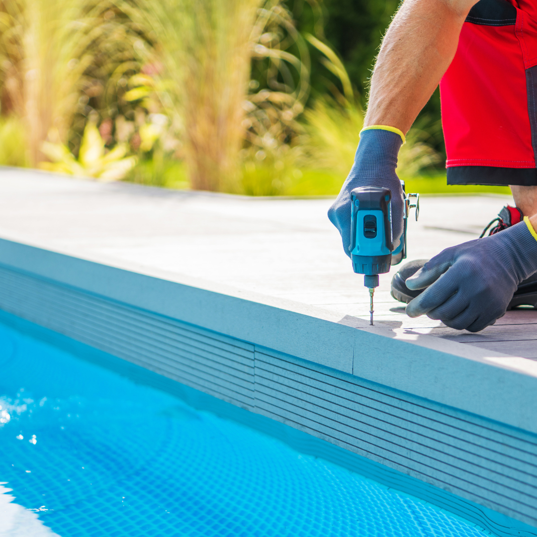 Composite Swimming Pool Deck Building