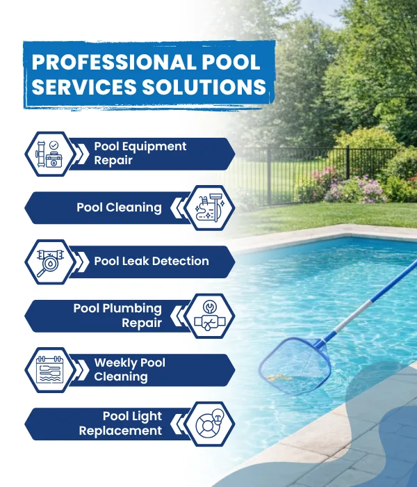 Professional Pool Cleaning Maintenance Repair Services Across Our Service Areas 1